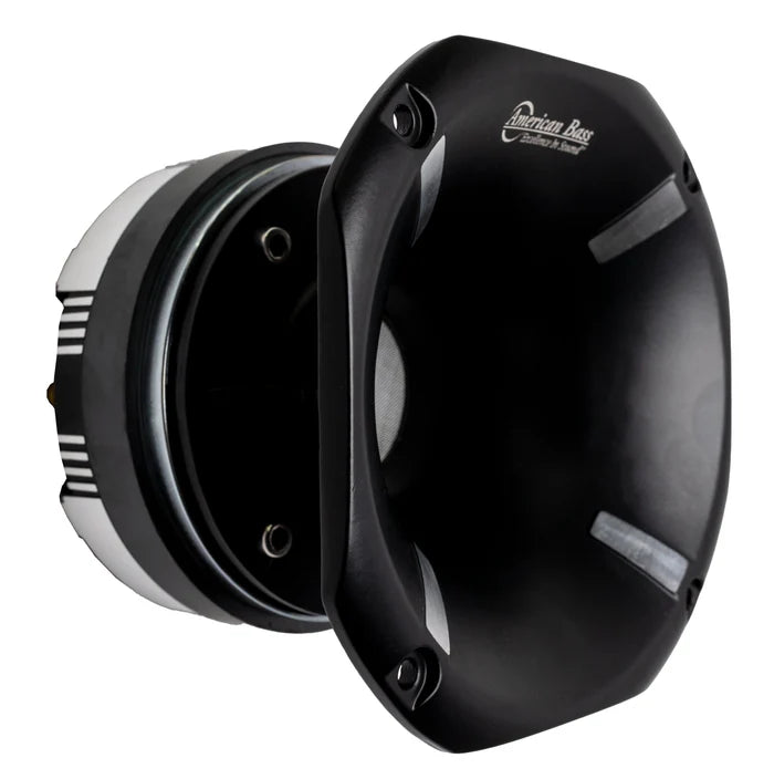 American Bass Godfather 2 Horn Driver - 100 Watts RMS High Power Car Audio Speaker for Enhanced Bass & Clear Sound - Perfect for Car Audio Systems, Trucks & Custom Vehicle Upgrades