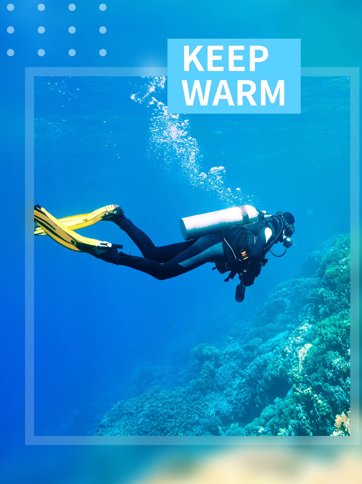 PROTAURI 3MM Women's Wetsuit - Thick Neoprene Full Body Diving Suit with Front Zip for Cold Water Warmth - Long Sleeve UV Protection Swimsuit for Surfing, Scuba Diving, Snorkeling & Swimming - Perfect for Ocean Adventures and Water Sports