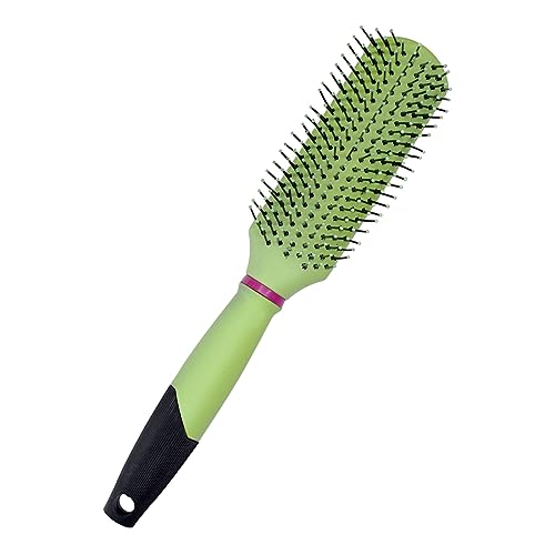 Kabello Soft Bristle Hair Brush for Men & Women - Gentle Detangling & Styling Brush for All Hair Types (Blue, Pack of 1) - Perfect for Home, Travel & Salon Use