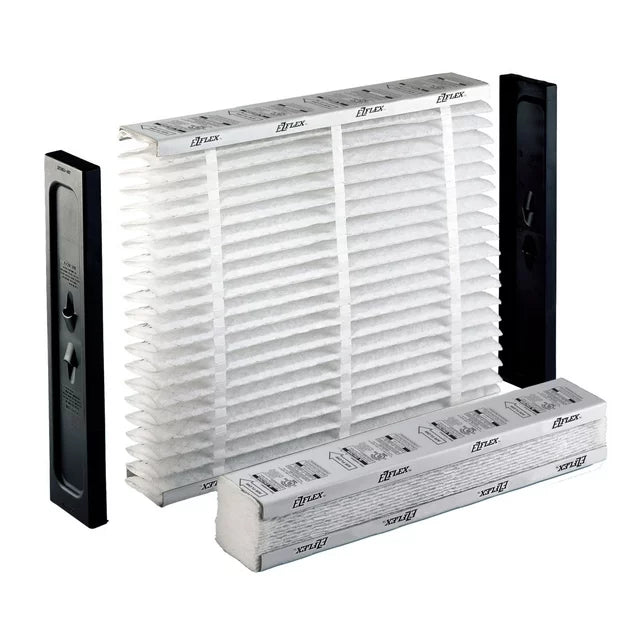 EXPXXUNV0020 20x25x5 MERV 10 EZ Flex Pleated Air Filter with End Caps - Perfect for HVAC Systems, Furnaces, and Air Purifiers in Homes and Offices