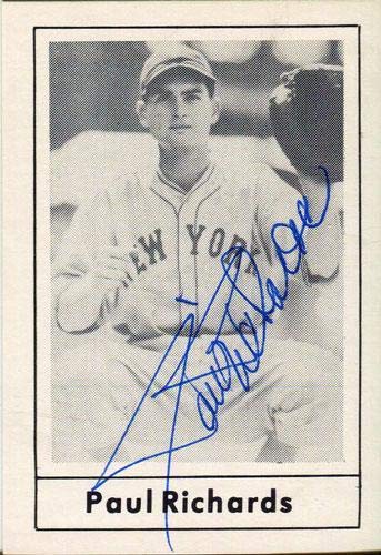Paul Richards Autographed 1978 Grandslam Baseball Card - Rare Collectible Sports Memorabilia for Baseball Fans & Collectors - Perfect for Display, Gifts, and Investment