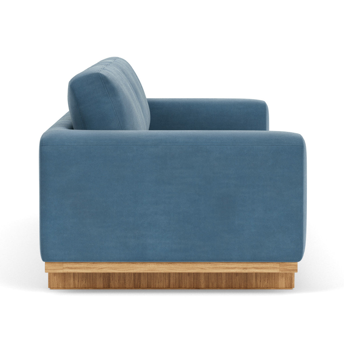Luxury Aya Velvet 4-Seater Sofa - Soft Fabric Upholstered Couch for Living Room, Lounge & Home Theater - Modern Comfortable Sectional Sofa for Family & Guests
