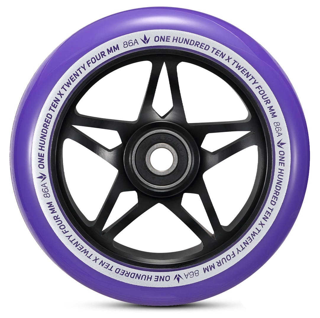 Purple and Black