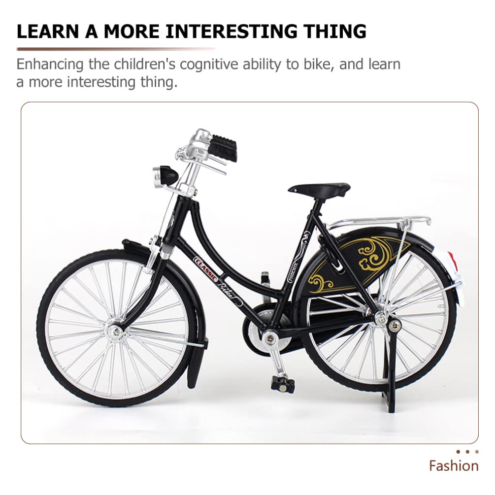 FOMIYES Alloy Mini Bicycle Model - Realistic Simulation Bike Toy for Kids, Finger Bike Ornament, Home & Office Decor - Perfect for Collectors, Gifts, and Desk Display