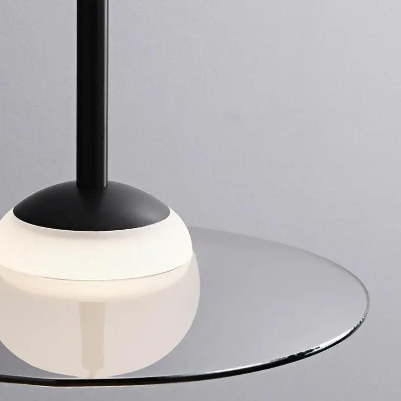 Modern Spherical Pendant Light for Bedroom - Stylish Glass Hanging Lamp with Adjustable Cord - Perfect for Dressing Room, Walk-in Closet and Bedside Lighting