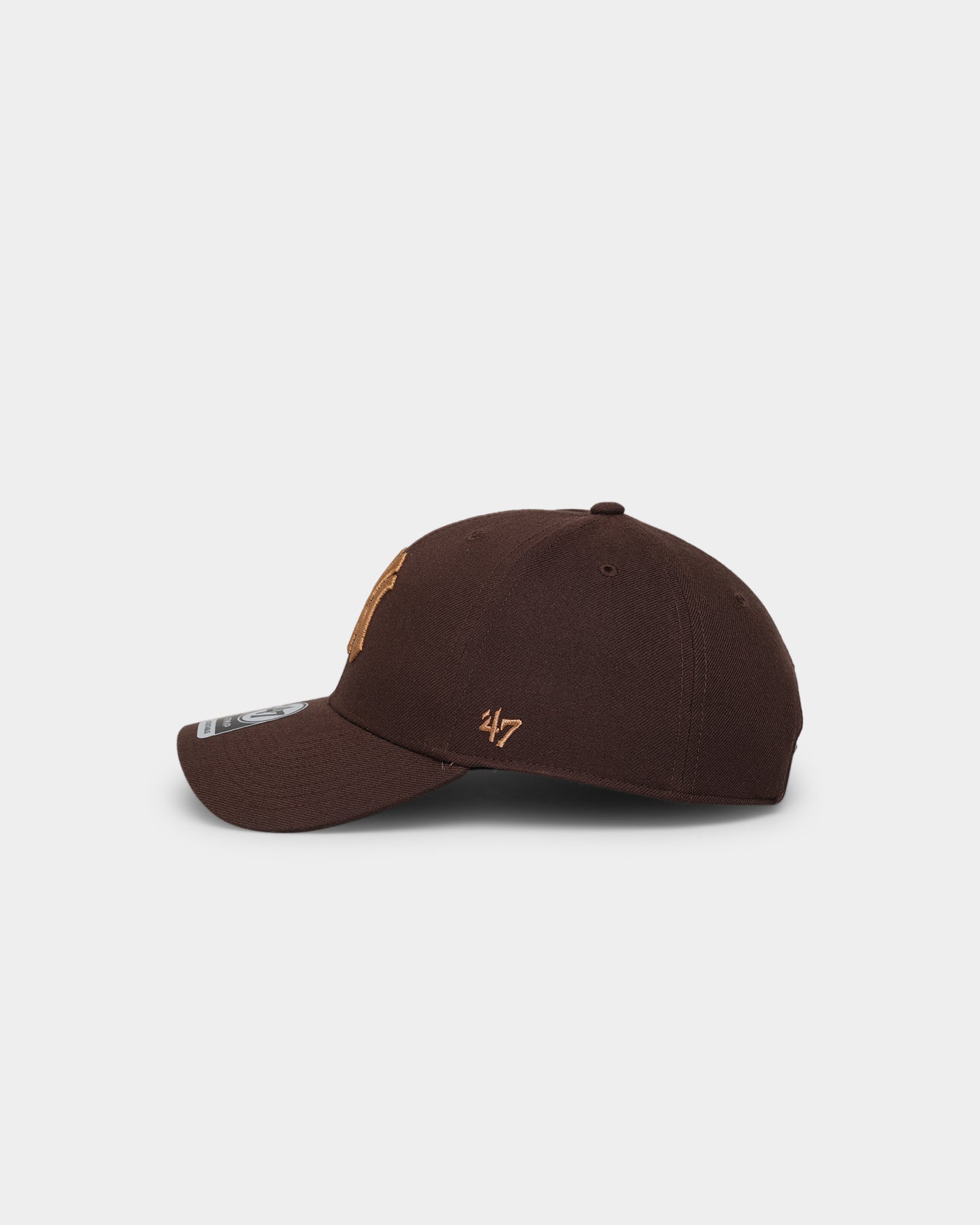 New York Yankees MVP 47 Brand Snapback Hat - Adjustable Brown Baseball Cap for Men & Women - Perfect for Sports Fans, Casual Wear & Game Day Outfits