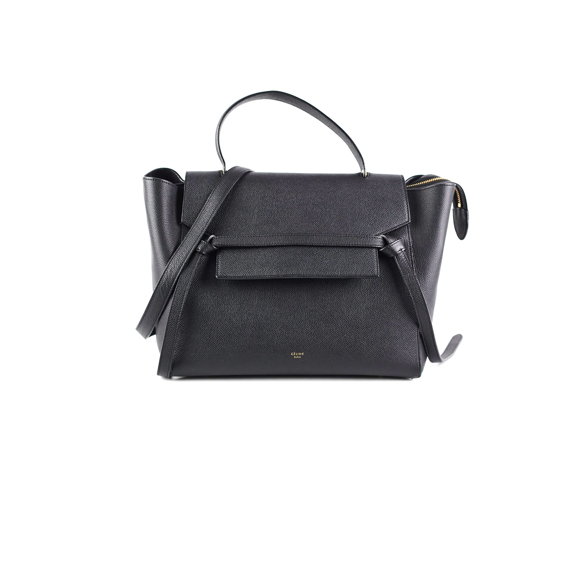 Celine Mini Belt Bag in Black | Genuine Leather Crossbody Purse for Women | Perfect for Work, Travel & Everyday Use