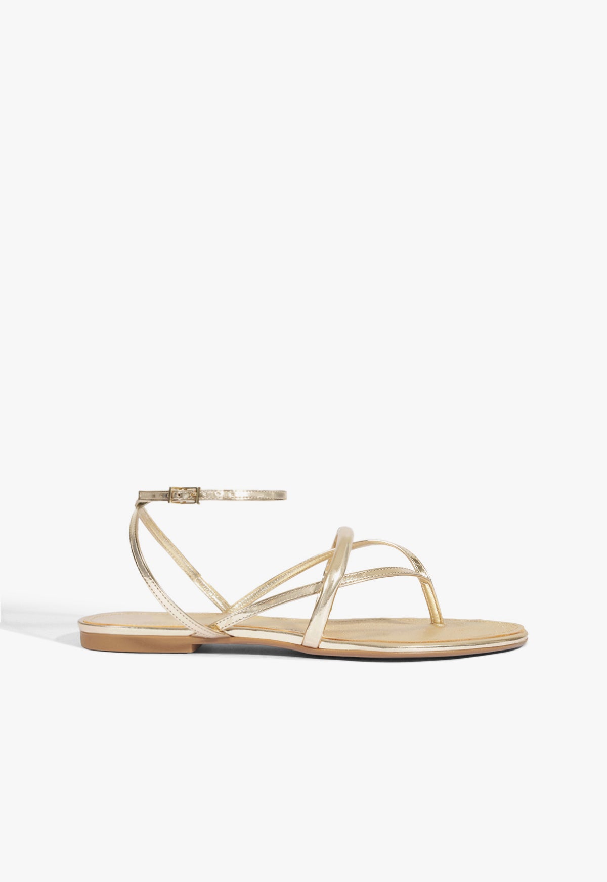Diana Metallic Sandals for Women - 2.5 Inch Heel Height, Comfortable Flat Shoes for Casual Wear, S2211200150002 - Perfect for Summer Outings, Beach Vacations, and Everyday Fashion