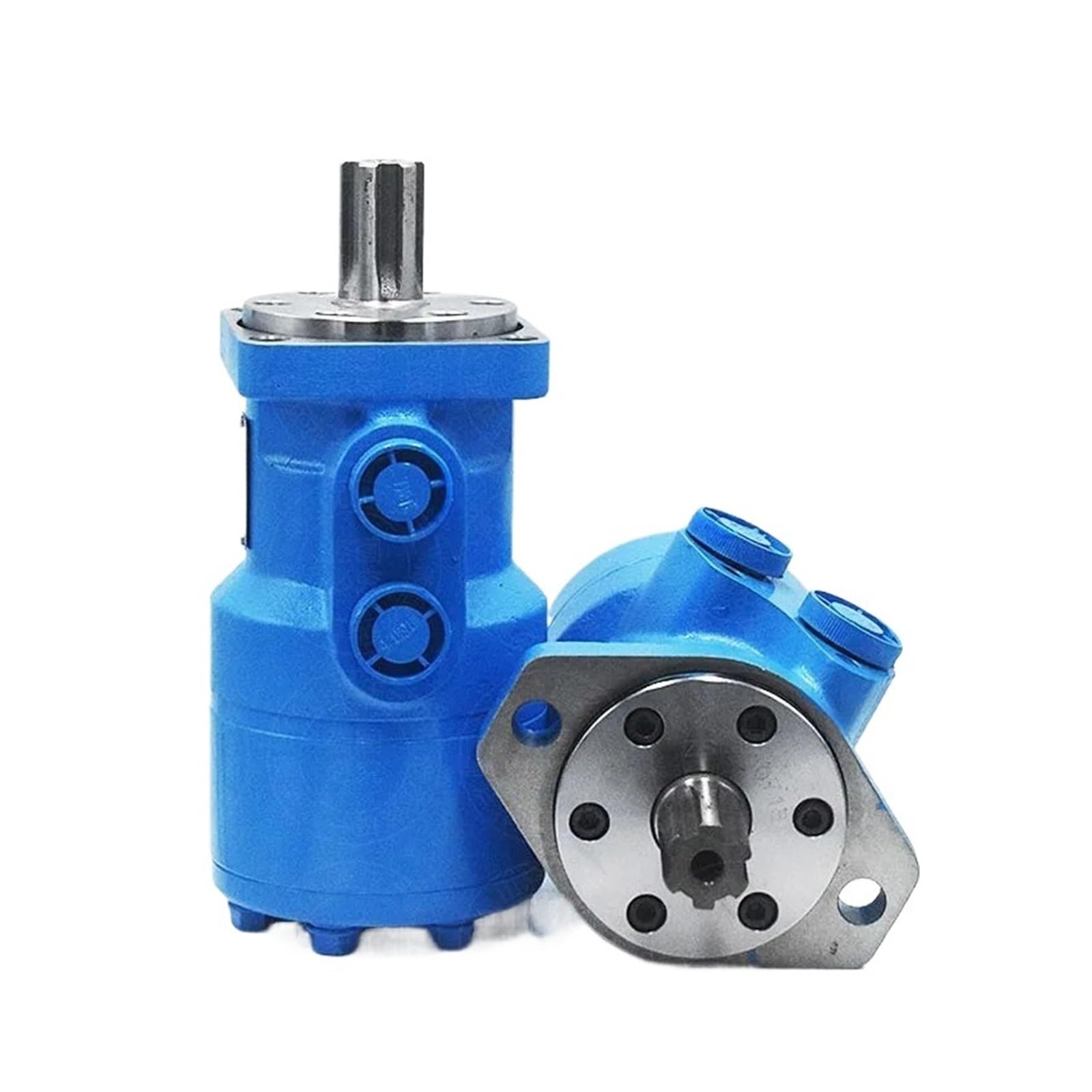 BMR Series Hydraulic Cycloidal Motor - BMR-50/63/80/100/125/160/200/250/315/400/500 - High Torque Oil Motor with 4-Bolt Mounting (BMR-125 Model) - Ideal for Construction Equipment, Agricultural Machinery & Industrial Applications