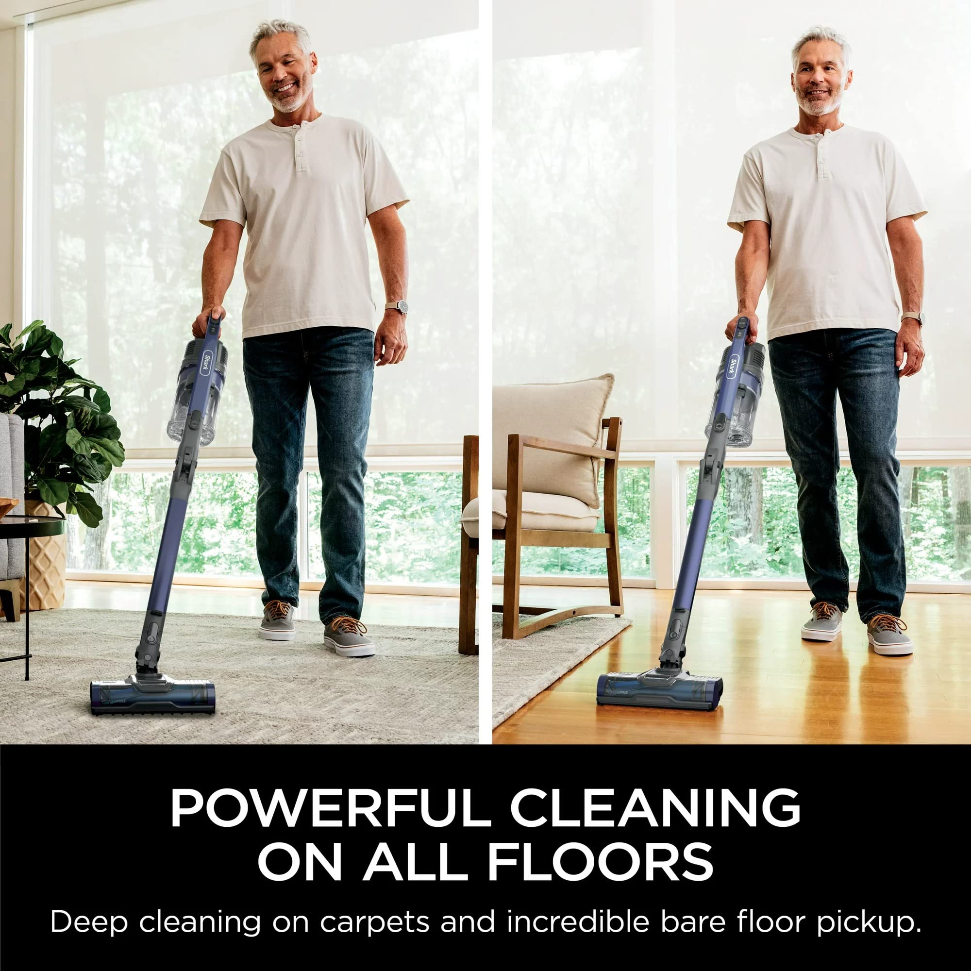 SHARK IZ340H Pet Pro Cordless Stick Vacuum with MultiFLEX Technology - Lightweight Powerful Suction for Pet Hair & Hard Floors | Perfect for Homes with Dogs, Cats & Allergies (Renewed)