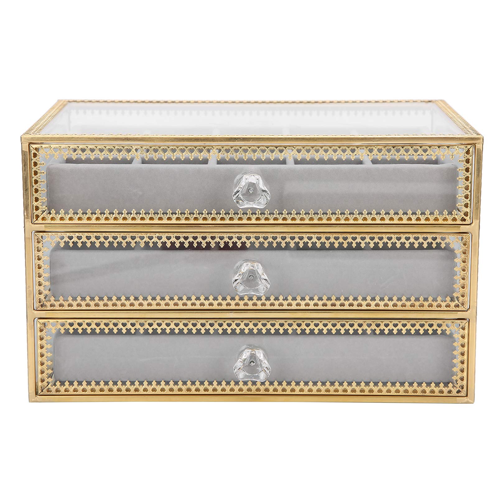 3-Tier Nail Tips Storage Box - Clear Nail Art Decoration Organizer for Salon, Home & Jewelry | Perfect for Nail Artists, DIY Enthusiasts & Professional Stylists