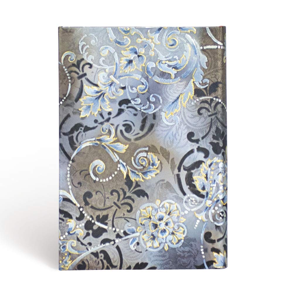 Paperblanks Gossamer Grey Unlined Mini Journal - Elegant Hardcover Notebook for Writing, Sketching & Note Taking - Perfect Gift for Writers, Artists & Students