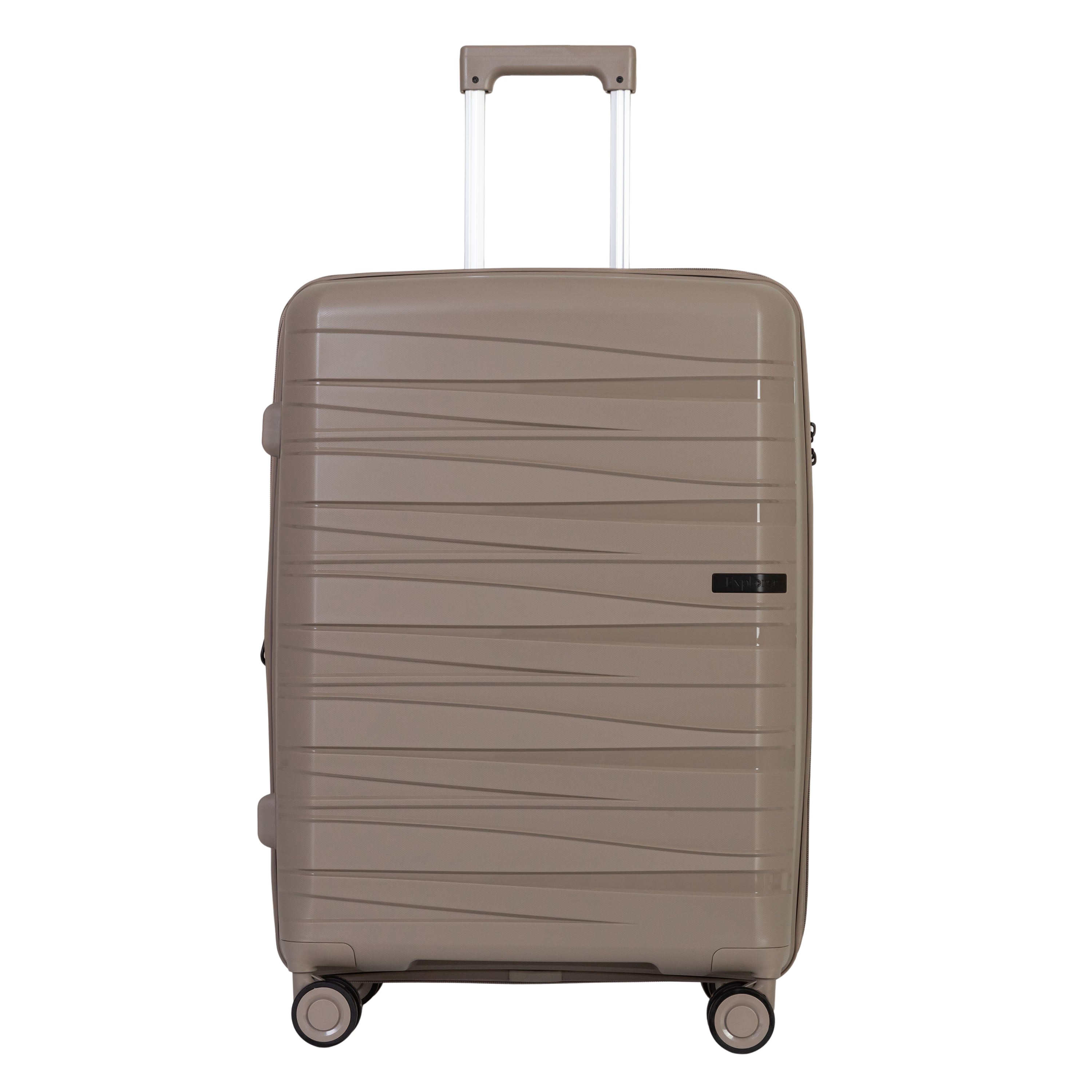 Explorer Breeze Anti-Theft Expandable Medium Luggage - Lightweight Carry-On Suitcase with TSA Lock for Travel & Business Trips