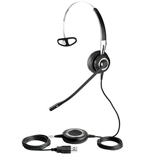 Jabra BIZ 2400 II UC Mono USB 3.1 Bluetooth Headset - Noise Cancelling Office Headphone for Business Calls, Remote Work & Video Conferencing