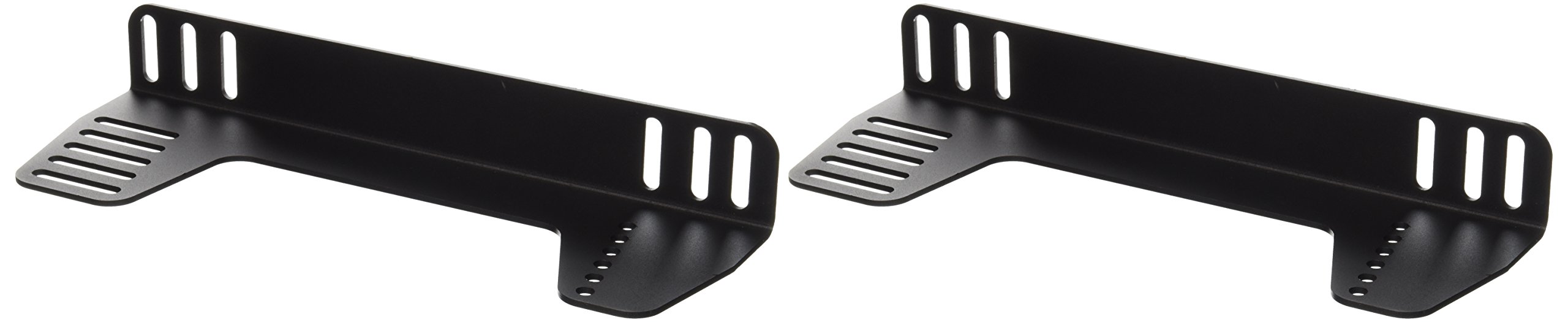 PS90SM-B Black Steel Universal Seat Side Mount Bracket - Heavy Duty for Car, Truck, SUV & Off-Road Vehicles - Perfect for Racing Seats & Aftermarket Installations