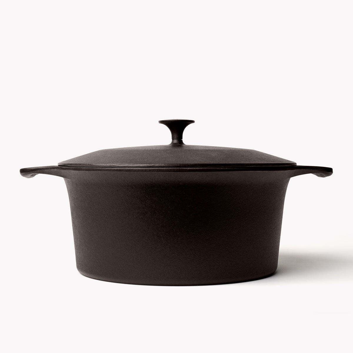 Premium No.10 Cast Iron Dutch Oven with Lid - 6.5 Quart Enameled Cookware for Baking, Braising & Slow Cooking - Perfect for Soups, Stews, Bread & Camping Meals