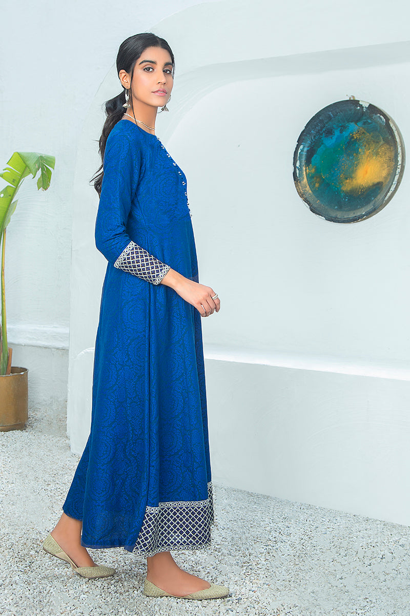 MAH E NAZ Jacquard 2PC Set - Elegant Embroidered Outfit for Women | Perfect for Parties, Weddings & Special Occasions