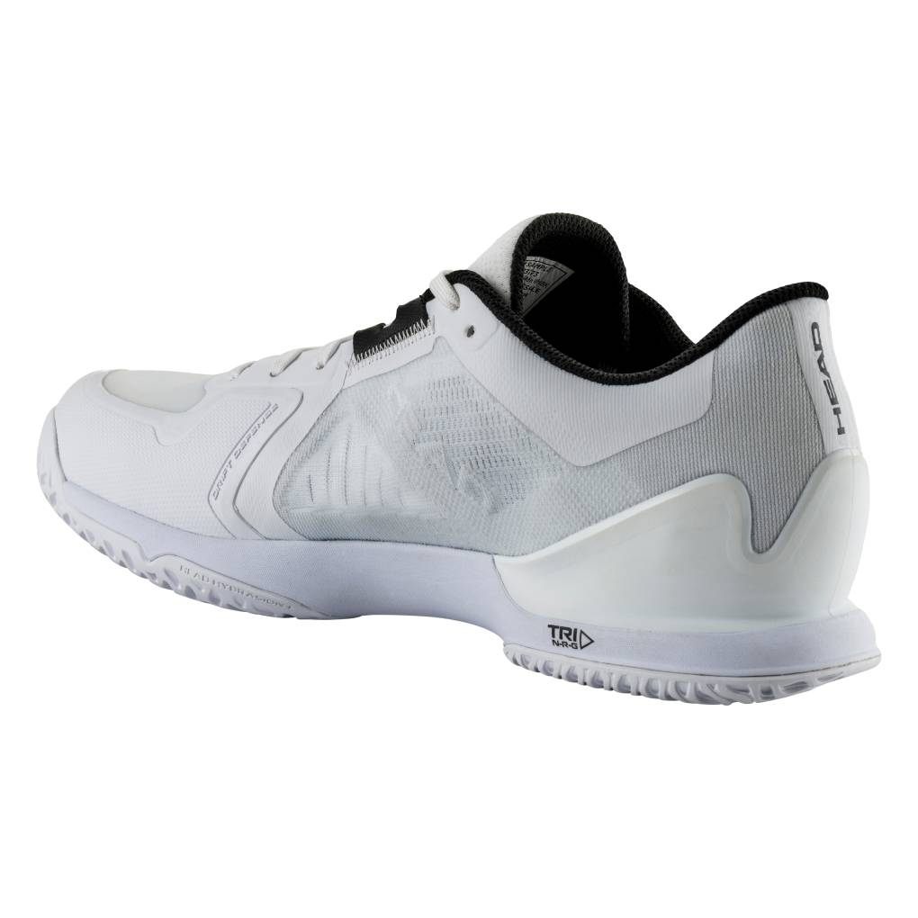 Head Sprint Pro 3.5 Men's Tennis Shoes - White & Black - Lightweight Performance Court Shoes for Men - Perfect for Tennis, Pickleball & Casual Wear