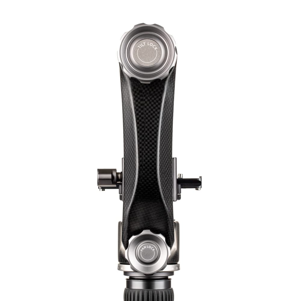 Benro GH5CMINI Mini Travel Tripod Gimbal Head for Mirrorless Cameras - Lightweight Carbon Fiber with PL100N Plate | Perfect for Vlogging, Travel Photography & Outdoor Shooting