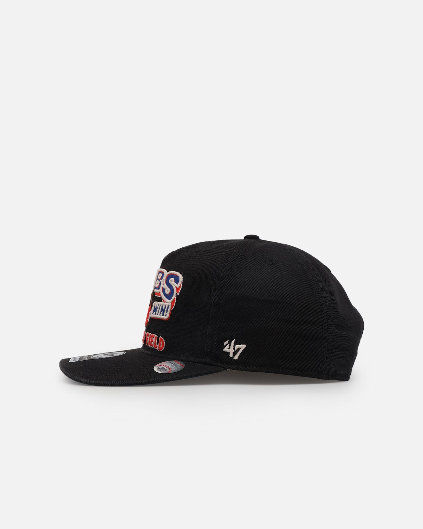 47 Brand Chicago Cubs 'MLB Trophy Case' Snapback Hat - Adjustable Black Baseball Cap for Men & Women - Perfect for Baseball Games, Sports Events & Casual Wear