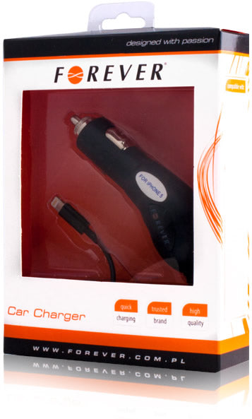 Fast Charging Car Charger for iPhone 14/13/12/11/X/8 - Apple MFi Certified Lightning Cable - Perfect for Road Trips & Daily Commutes