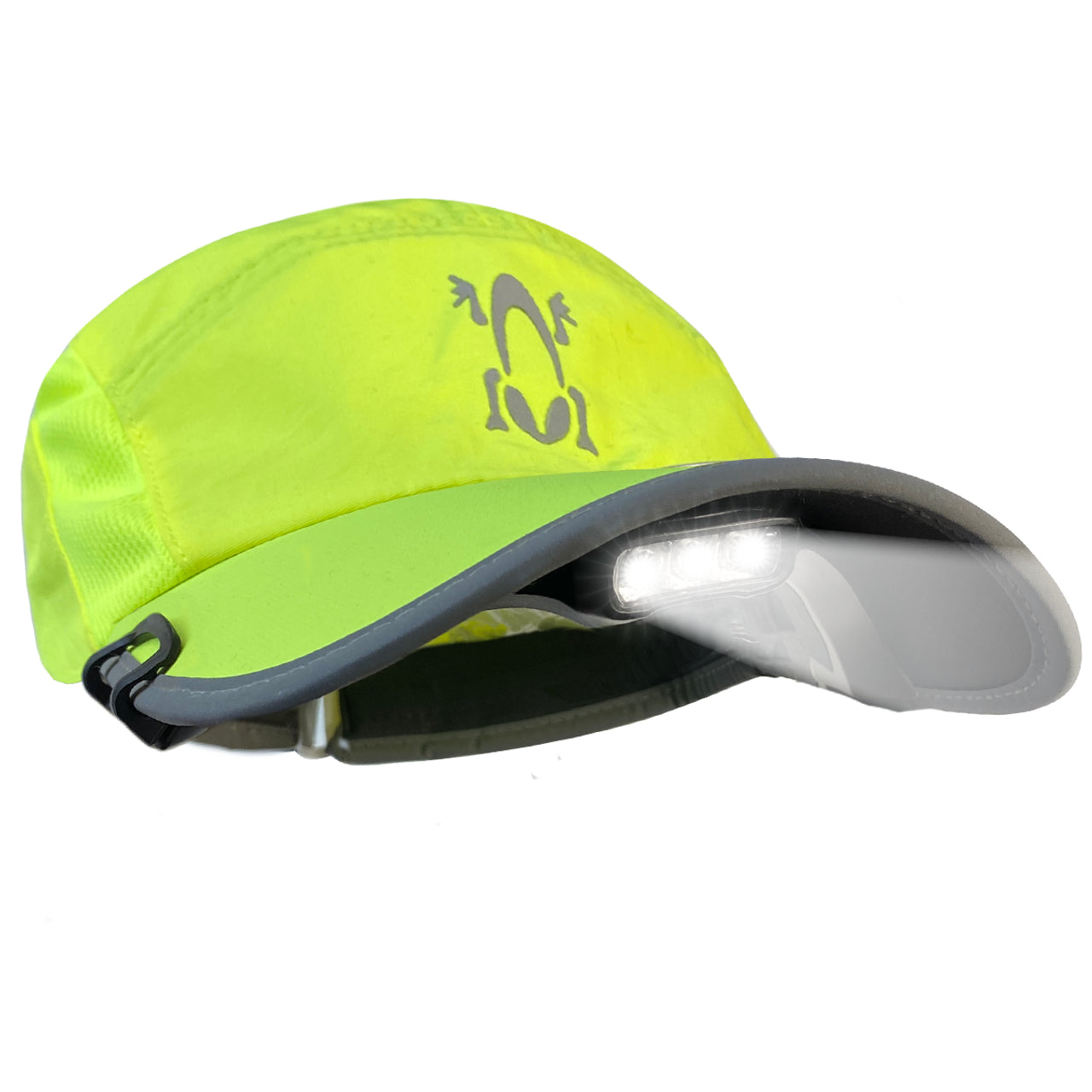 Amphipod Swift Clip Luminator Cap Headlamp - Hands-Free LED Headlight for Running, Hiking & Camping - Adjustable Headband & Clip-On Design