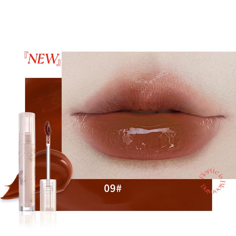 FLORTTE First Kiss Series Glossy Lip Gloss - Hydrating & Shiny Lip Makeup for Daily Wear, Date Night & Special Occasions