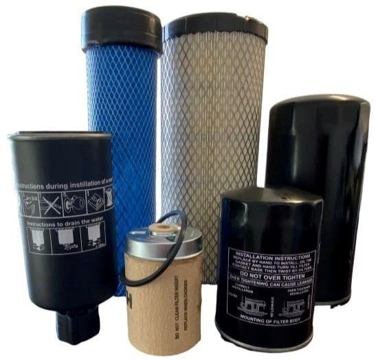 Mahindra 5545 Tractor Air Filter Pack of 6 - High Performance Replacement Filters for Dusty & Off-Road Conditions - Farm, Construction & Heavy Equipment Use