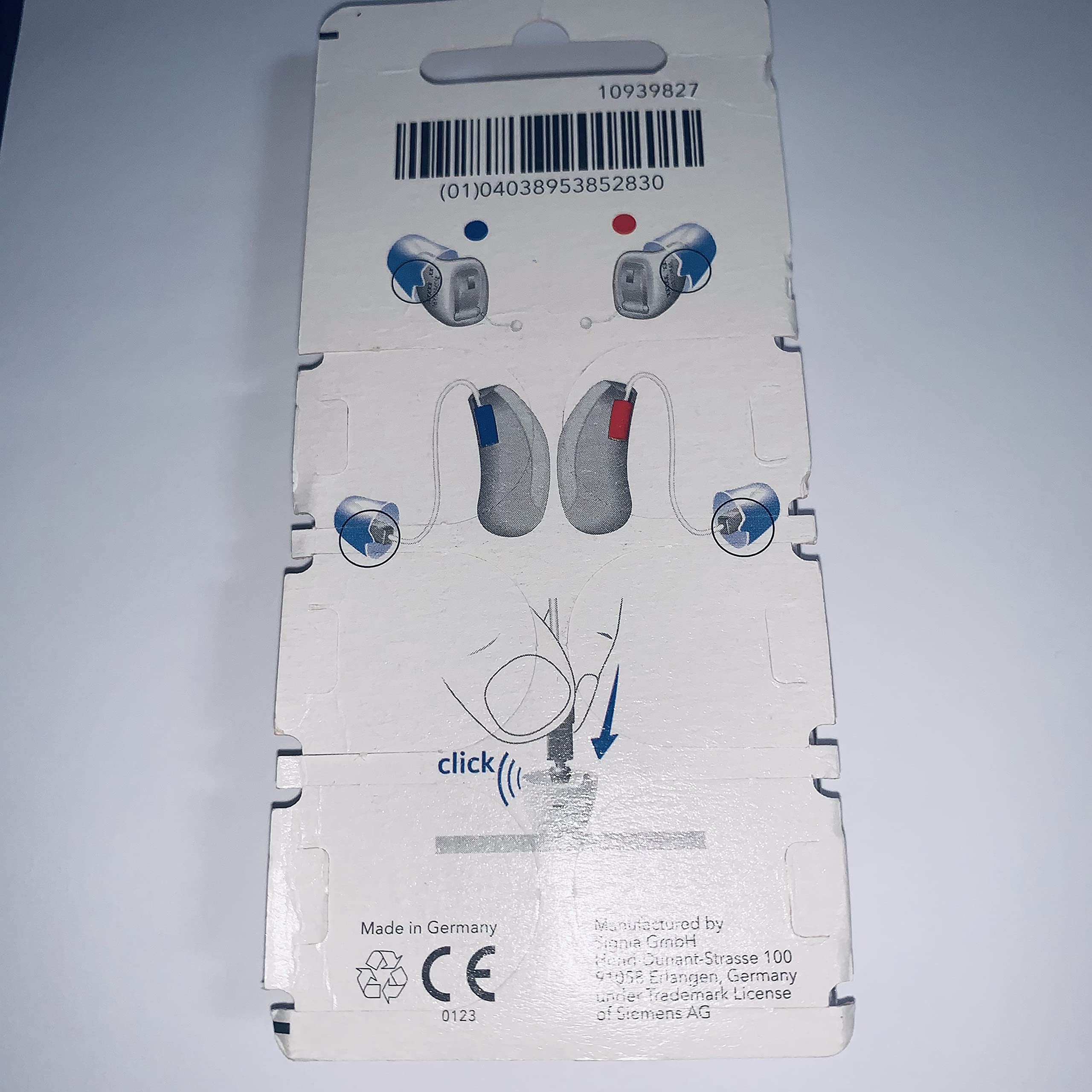 Signia Connexx Click Sleeve Dome for CIC ITC RIC Hearing Aids - Small Vented (6 Pack) - Comfortable Secure Fit for Invisible Hearing Devices - Perfect for Daily Use at Work, Home & Social Events