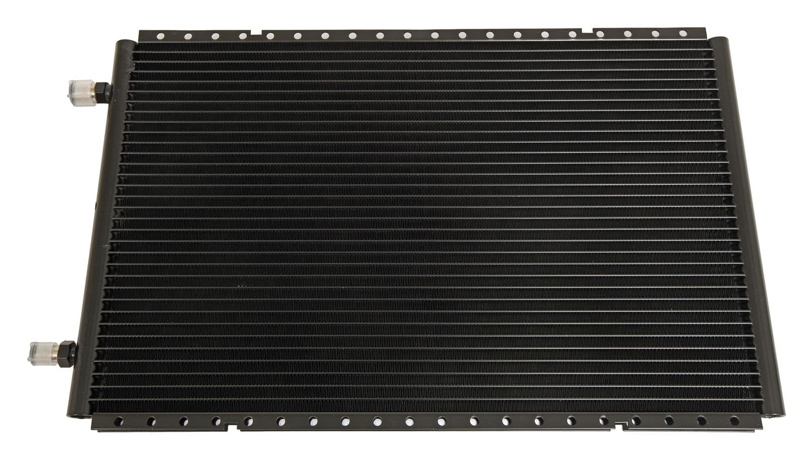 Vintage Air 03766-VUC SuperFlow Horizontal Condenser - Black | High-Performance AC Cooling System for Classic Cars & Hot Rods | Perfect for Restoration Projects & Summer Cruising