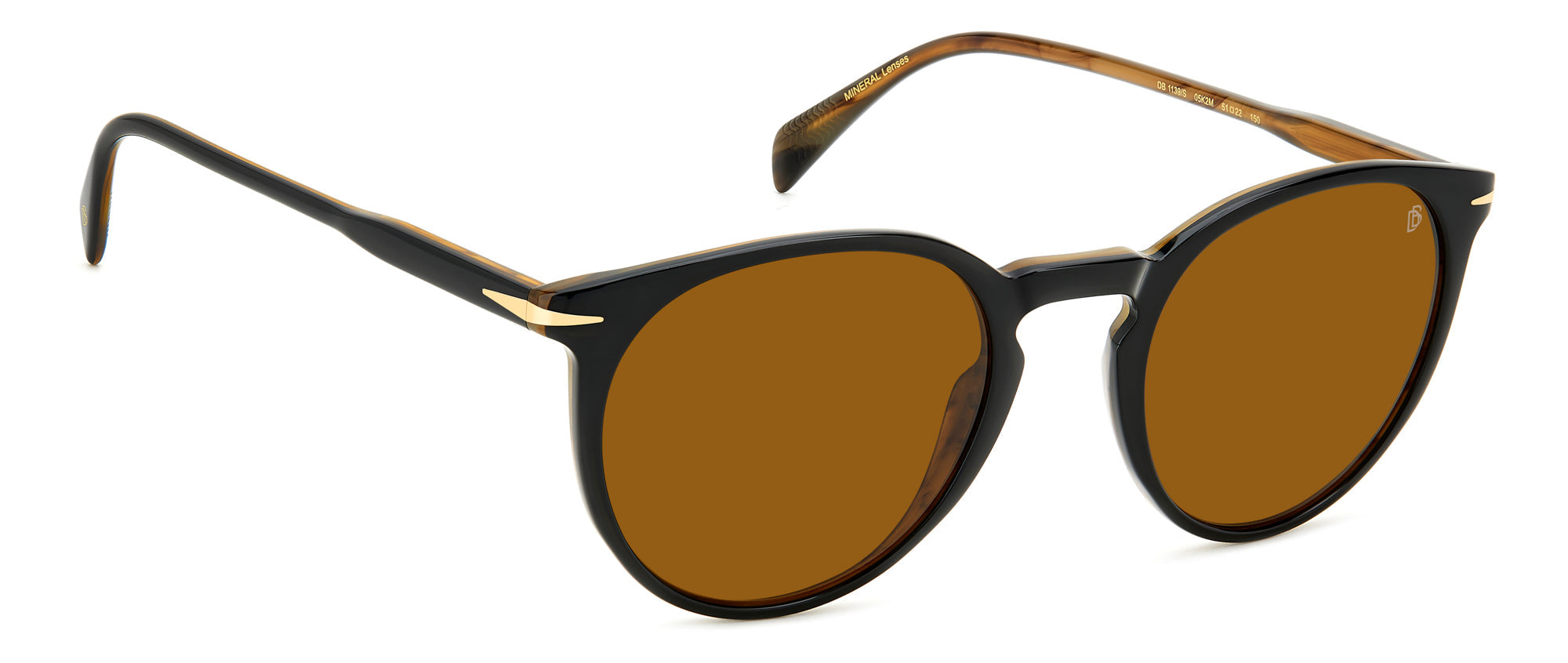 David Beckham DB1139/S Men's Sunglasses - Polarized UV Protection Aviator Style for Driving, Outdoor Sports & Fashion