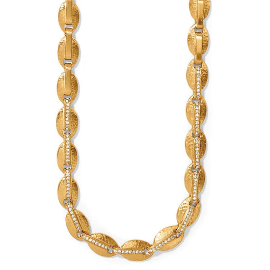 Brighton Meridian Orbit Collar Necklace - Elegant Gold-Plated Statement Jewelry for Women | Perfect for Weddings, Parties & Special Occasions