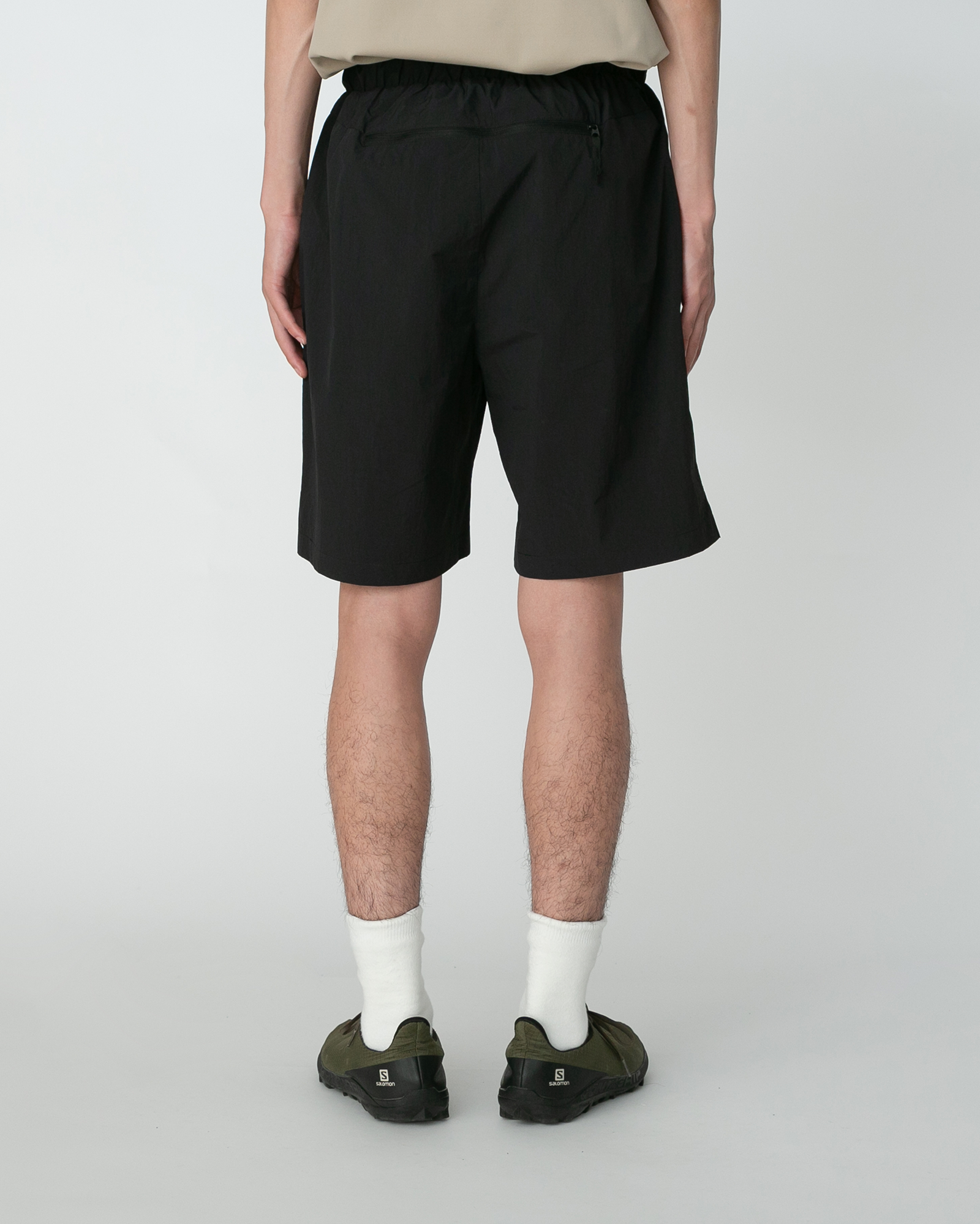 Premium Nylon Tussah 2-Way Stretch Shorts for Men & Women - Comfortable Athletic Shorts for Running, Yoga, and Casual Wear