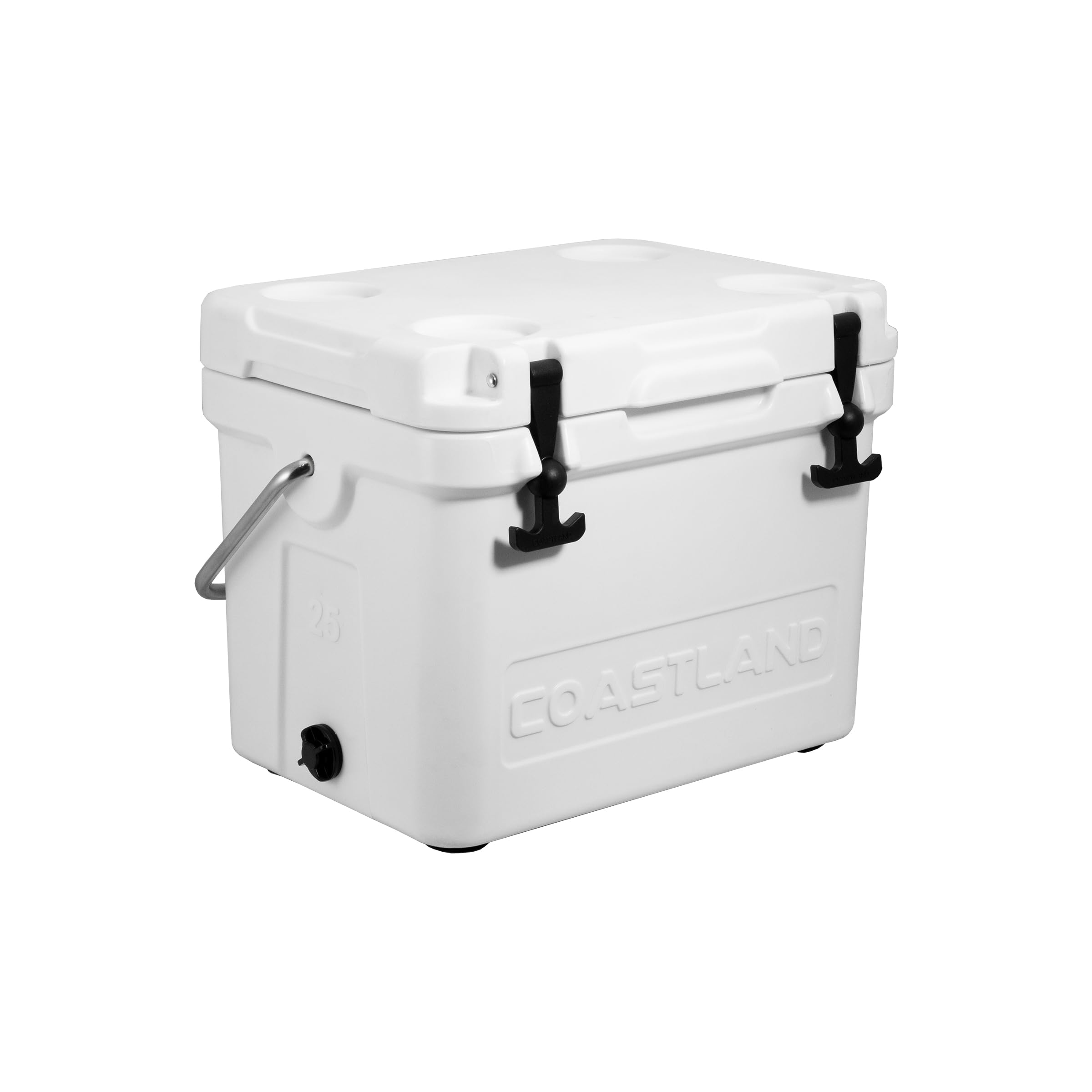 Premium Rotomolded Cooler - Coastland Bay Series Insulated Ice Chest for Everyday Use, Small Cooler for Tight Spaces, Soccer Games, Tailgates & Outdoor Adventures