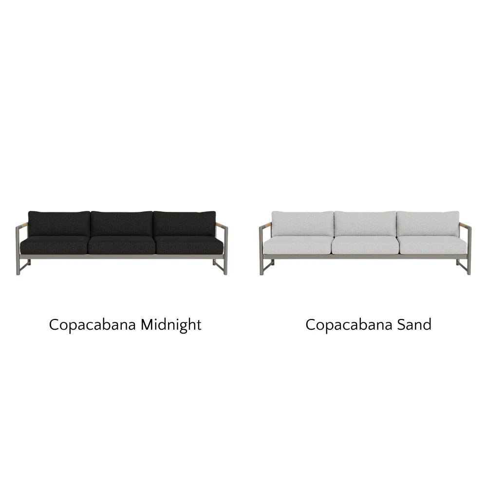 Breeze XL Outdoor 3-Seat Sofa Set - Waterproof Patio Furniture for Garden, Poolside & Backyard Relaxation