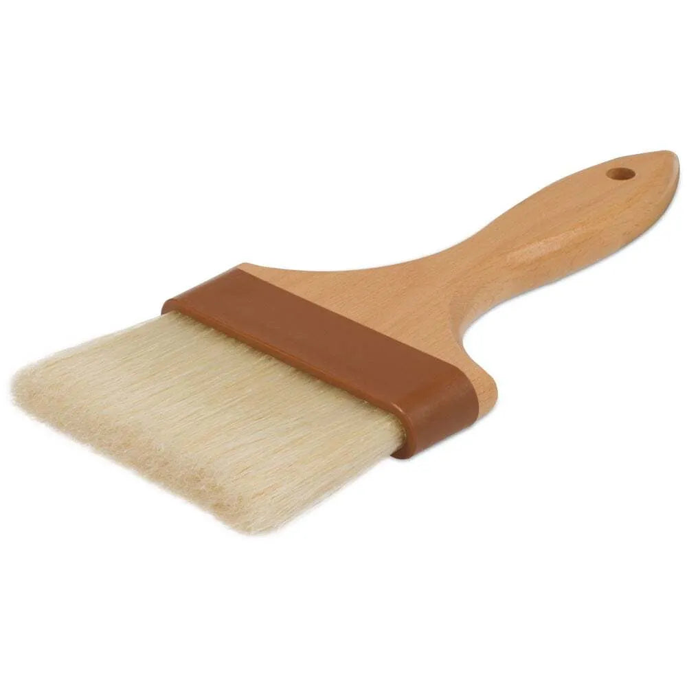 Premium Natural Boar Bristle Pastry Brush for Baking - Eco-Friendly Kitchen Tool for Glazing, Buttering & Oil Brushing on Breads, Cakes & Pastries