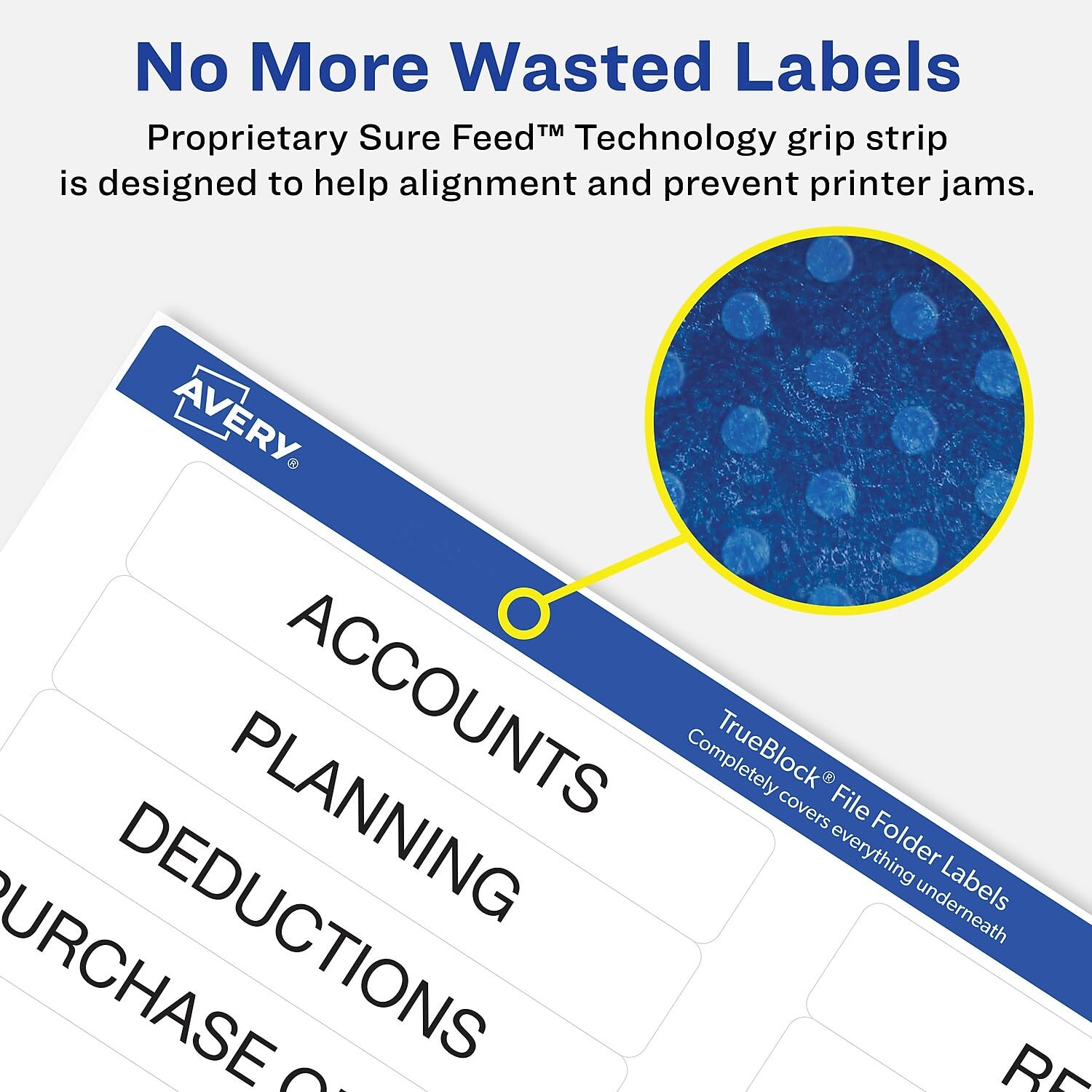 Avery Self-Adhesive File Folder Labels for Laser/Inkjet - Office Organization