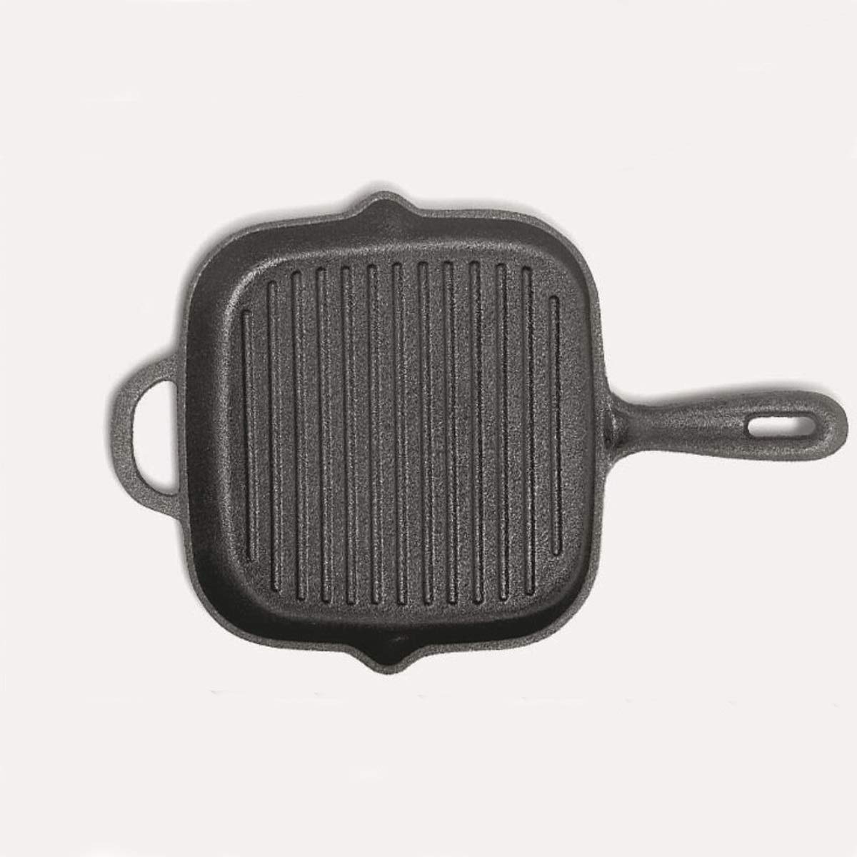 Non Stick Frying Pan - HEMFV Hard-Anodized Aluminum Deep Square Grill Pan with Thermo-Spot Heat Indicator | Scratch Resistant, Dishwasher Safe Cookware for Sautéing, Frying & Grilling | Perfect for Home Kitchen, Camping & Outdoor Cooking
