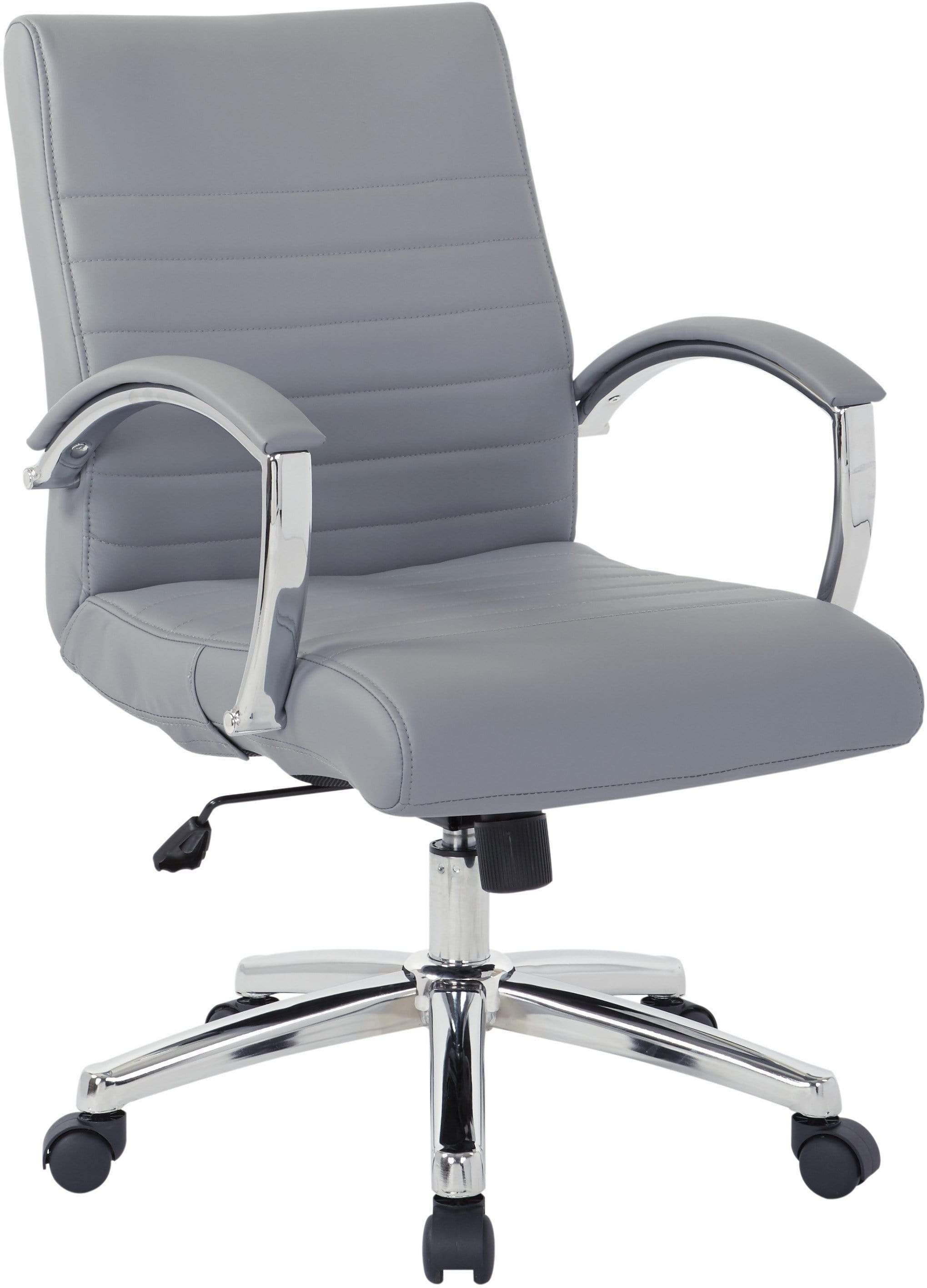 Office Star Work Smart™ Executive Low Back Chair [FL92011C] - Ergonomic Mesh Office Chair for Home & Business, Comfortable Desk Chair for Long Hours - Perfect for Home Office, Conference Rooms & Workspaces