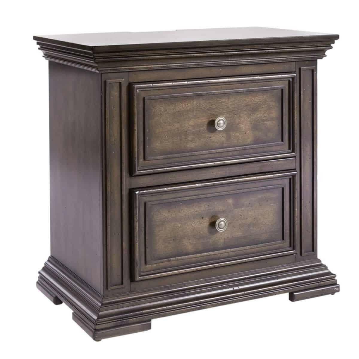 Big Valley Nightstand 361 BR61 - Modern Bedside Table with Storage Drawer, Perfect for Bedroom, Living Room or Dorm - Compact Night Stand for Small Spaces