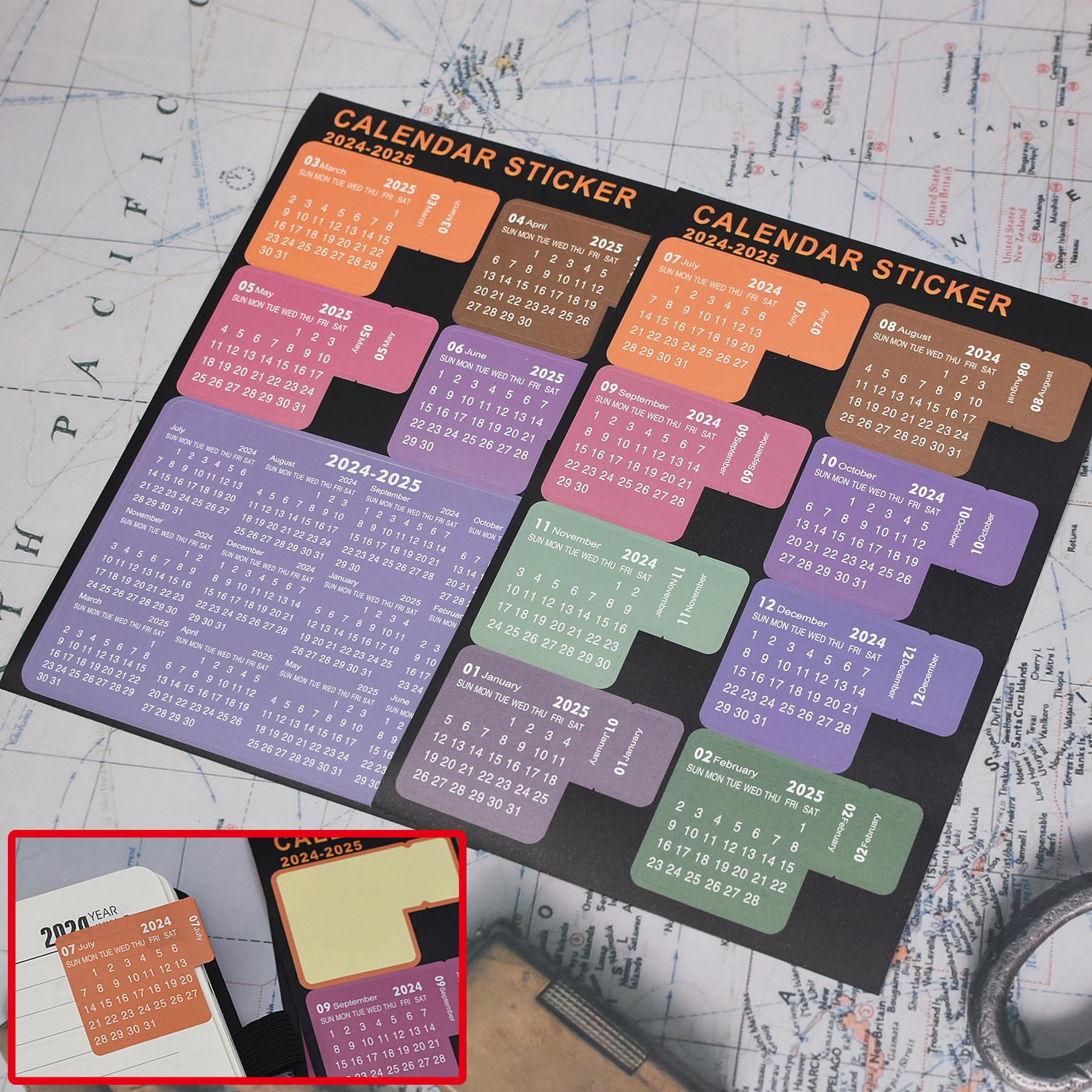 2024-2025 Academic Planner - A5 Daily Diary with Monthly Tabs (July 2024 to June 2025) | Productivity Organizer with Pen Loop, 2 Bookmarks & Inner Pocket | Perfect for Students, Teachers & Professionals (Pink)