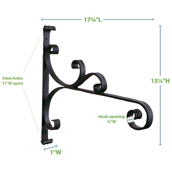 Universal Heavy Duty Shelf Bracket - Steel Wall Mount Brackets for Shelves, Cabinets & Floating Shelves | Perfect for Garage, Kitchen, Bathroom & Home Organization