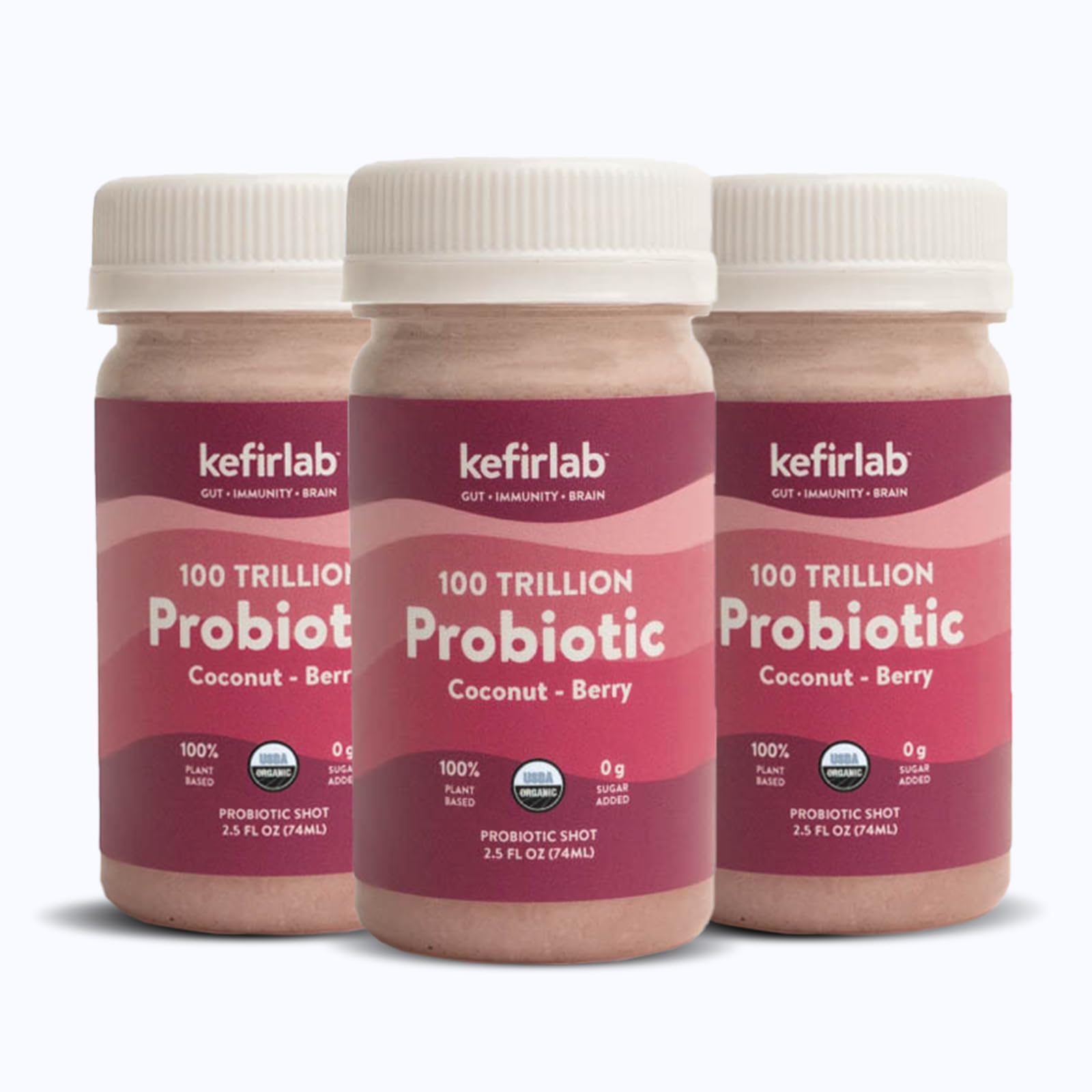 Probiotics 100 Billion CFU - 36 Strains - Vegan & Organic - Supports Digestion, Immune System, Brain Health & Mood - Berry Flavor (16-Pack) - Daily Gut Health Supplement for Adults & Kids