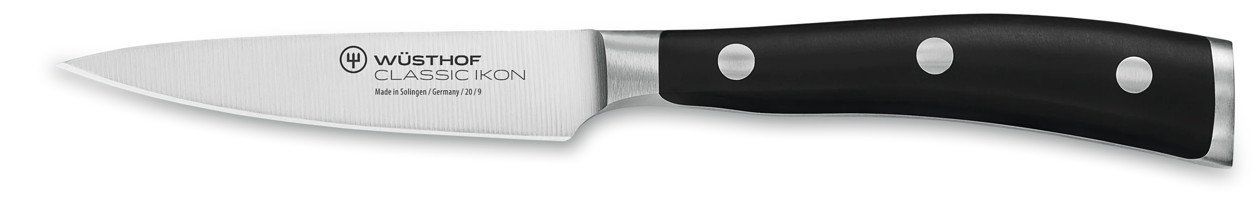 Wusthof Ikon Paring Knife - Premium German Stainless Steel Fruit & Vegetable Peeling Knife for Kitchen, Cooking & Food Prep