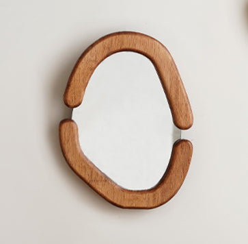 Stylish Mirage Wall & Desk Mirror - Elegant Home & Office Decor for Vanity, Makeup, and Dressing Areas