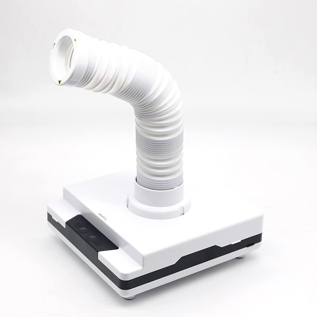 3 LED Strong Portable 60W Vacuum Cleaner & Dust Collector for Dental Lab - Compact Desktop Filter System for Dental Tools, Jewelry & Electronics Cleaning
