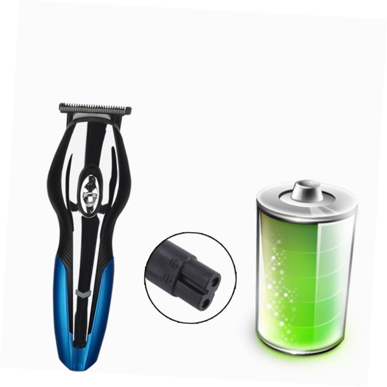 Hemoton Electric Shaver for Men - Rechargeable Foil Razor & Trimmer with Vacuum, Black - Perfect for Travel, Home & Office Grooming
