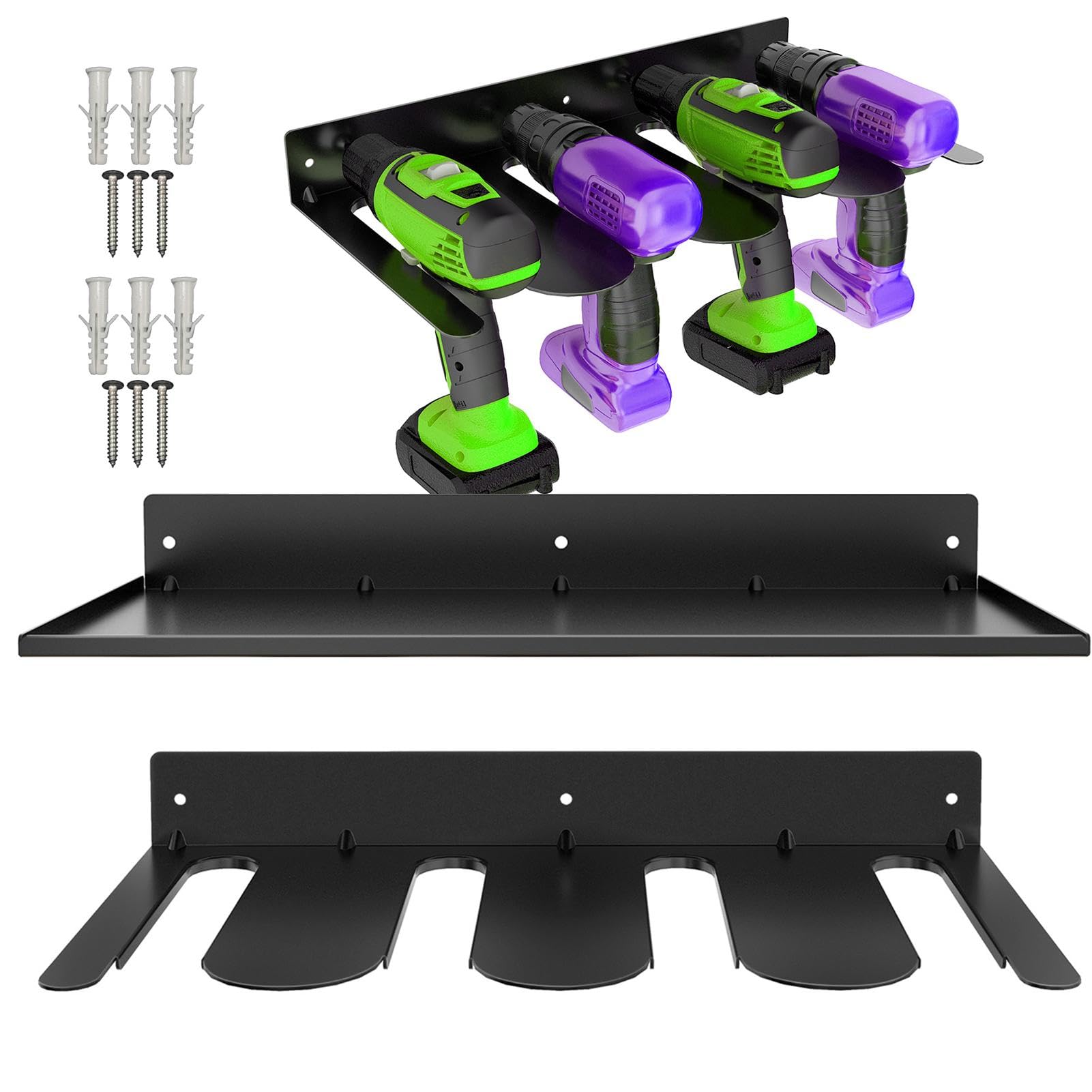 Garage Wall Organizer - Heavy-Duty Steel Workshop Storage System for Tools & Equipment, Perfect for Garages, Workshops, and Home DIY Spaces