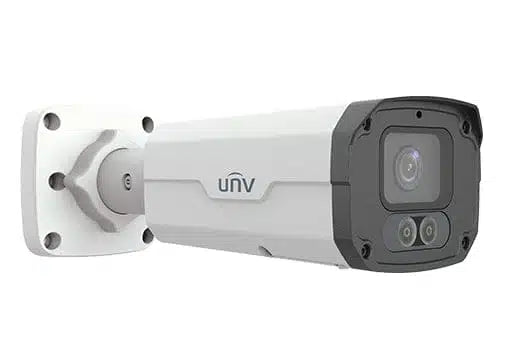 Uniview IPC2228SE DF60K WL I0 6.0mm 4K HD ColorHunter Fixed Bullet Security Camera - Outdoor Surveillance, Home & Business Security Monitoring