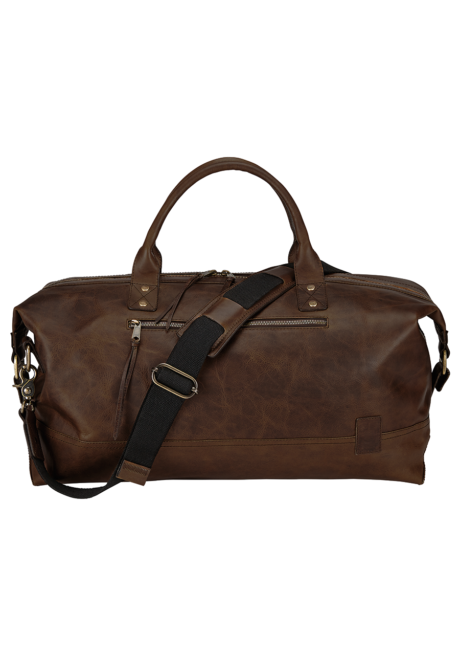 Desperado Duffel II Travel Duffle Bag - Waterproof & Durable Brown/Black for Gym, Travel & Outdoor Adventures